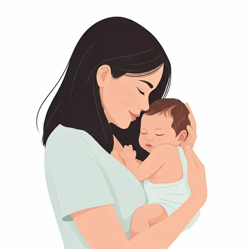 Mother with newborn